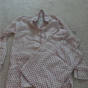 Roller Rabbit White and Red Heart Men's Shirt